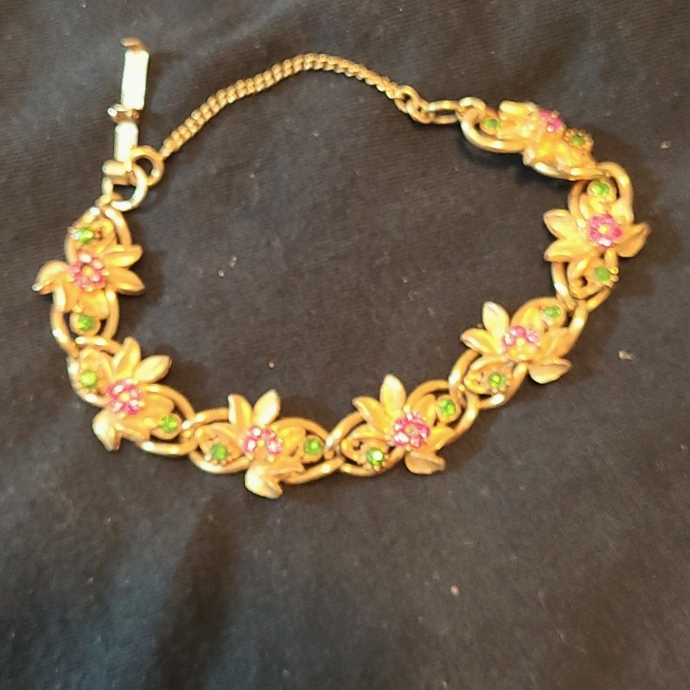 Vintage signed floreza bracelet